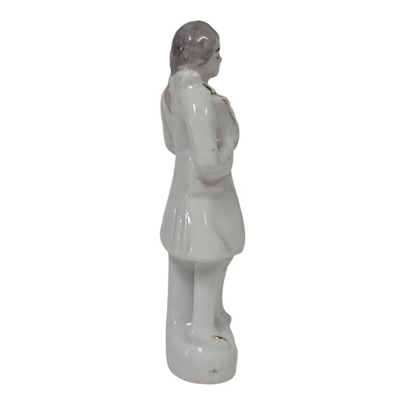 Vintage Porcelain Colonial Man Figurine 5" Made in Japan Collectible Decor - Picture 3 of 7
